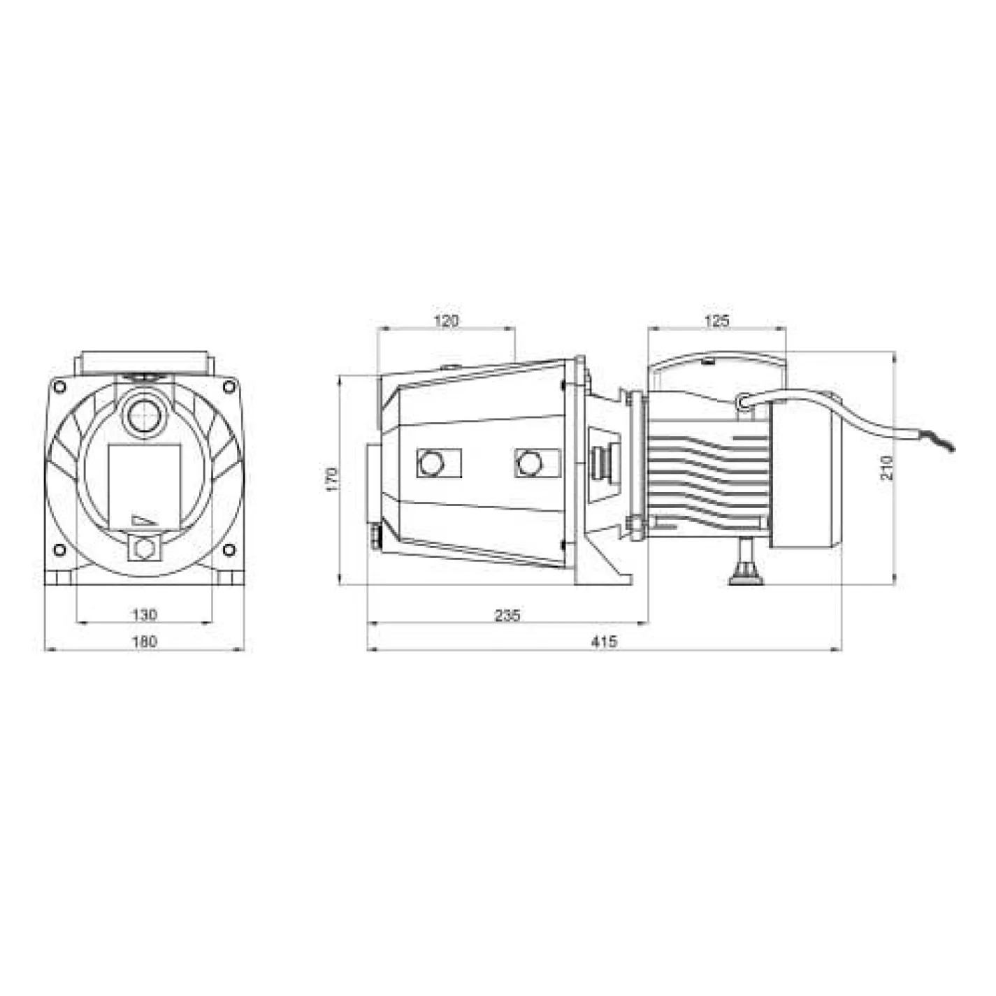 Відцентровий насос Thermo Alliance D-JETm-125M 0.92 кВт - Фото 1